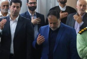 حضور فرماندار لاهیجان در مراسم اولین سالگرد شهادت شهید امید چای‌پز