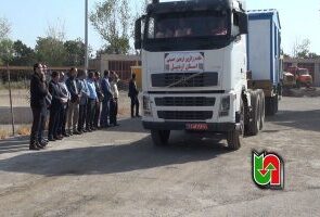 اعزام کاروان راهداری استان اردبیل به مرز مهران