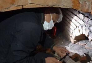 یک سازه تاریخی زیرزمینی در لنگرود گیلان کشف شد
