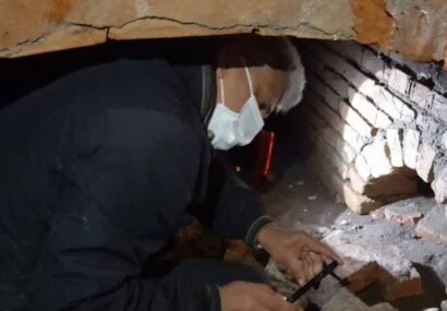 یک سازه تاریخی زیرزمینی در لنگرود گیلان کشف شد
